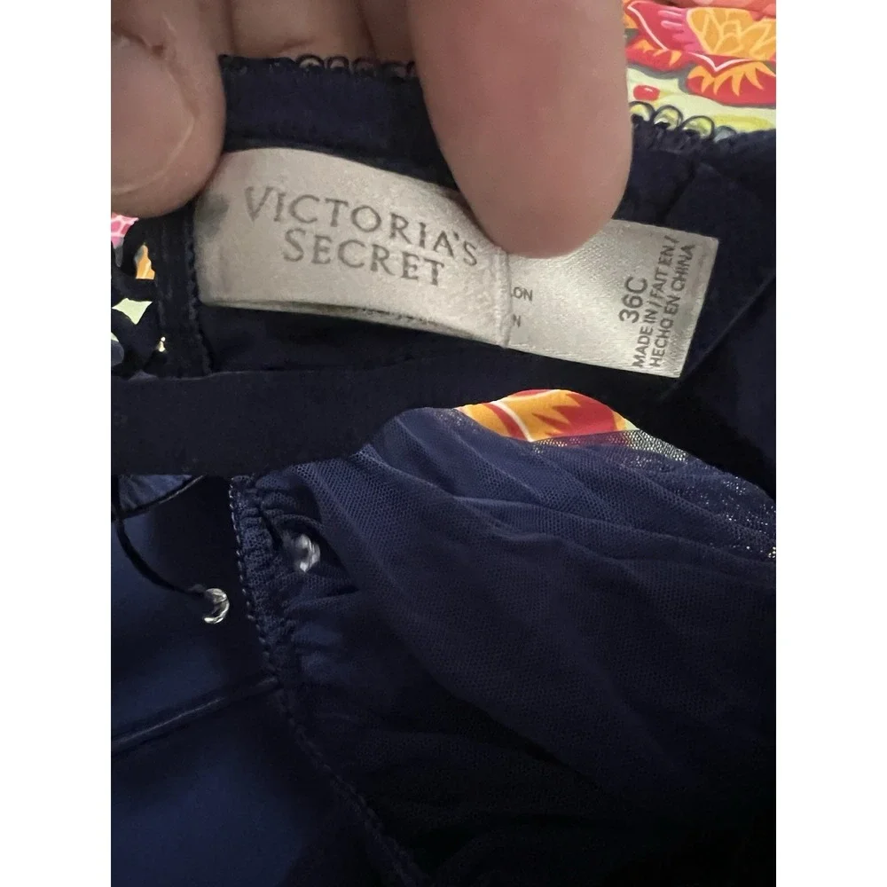 Victoria Secret Babydoll Lace Lingerie‎ Sheer Bra Top Dress 38C Date Night